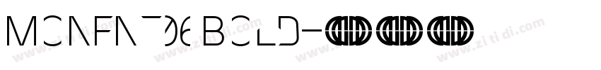 MonFnt06 Bold字体转换